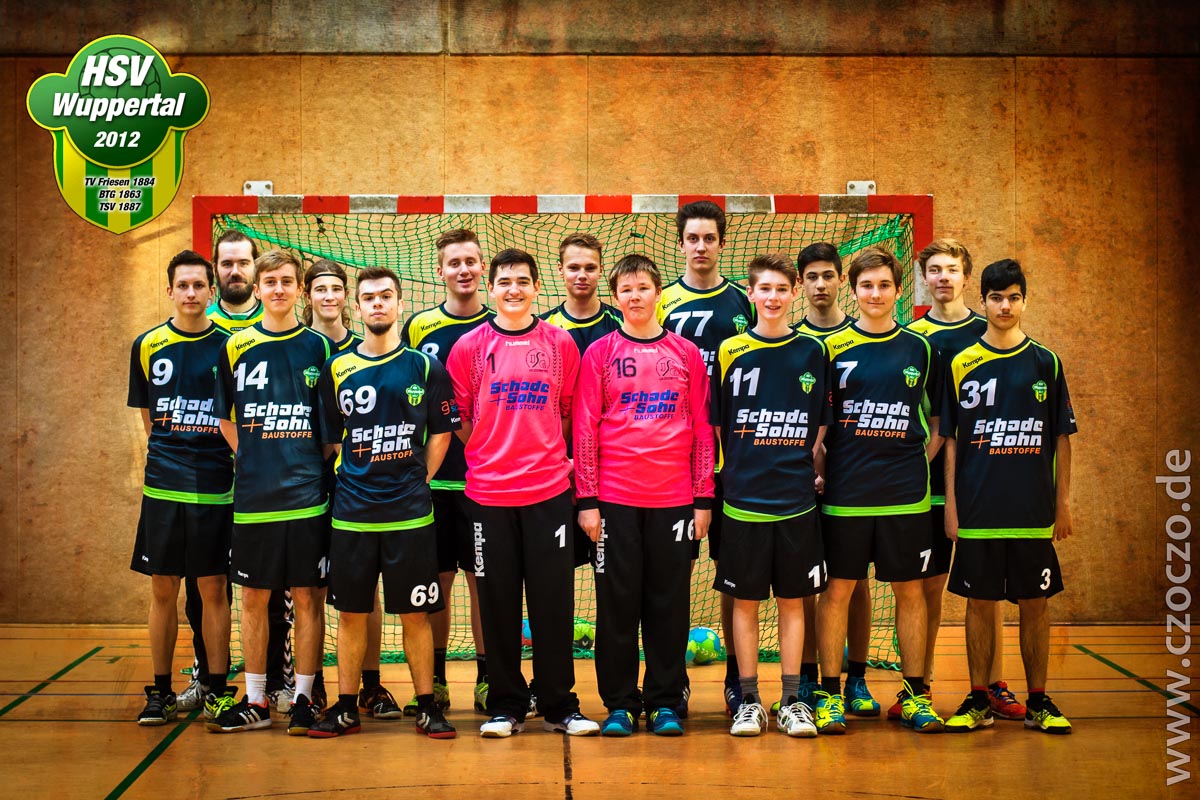 männliche B1-Jugend HSV Handball
