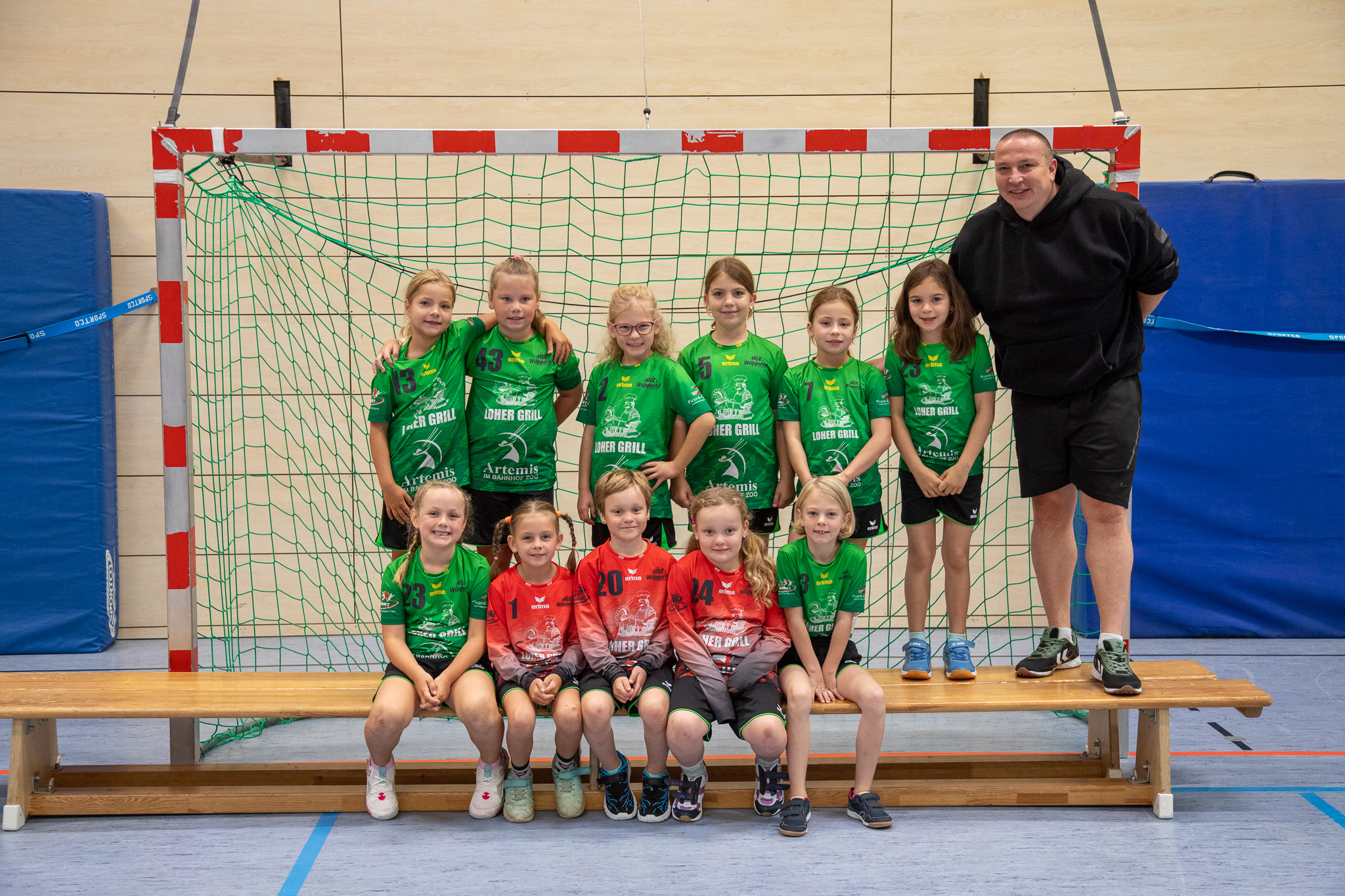 weibliche F-Jugend HSV Handball