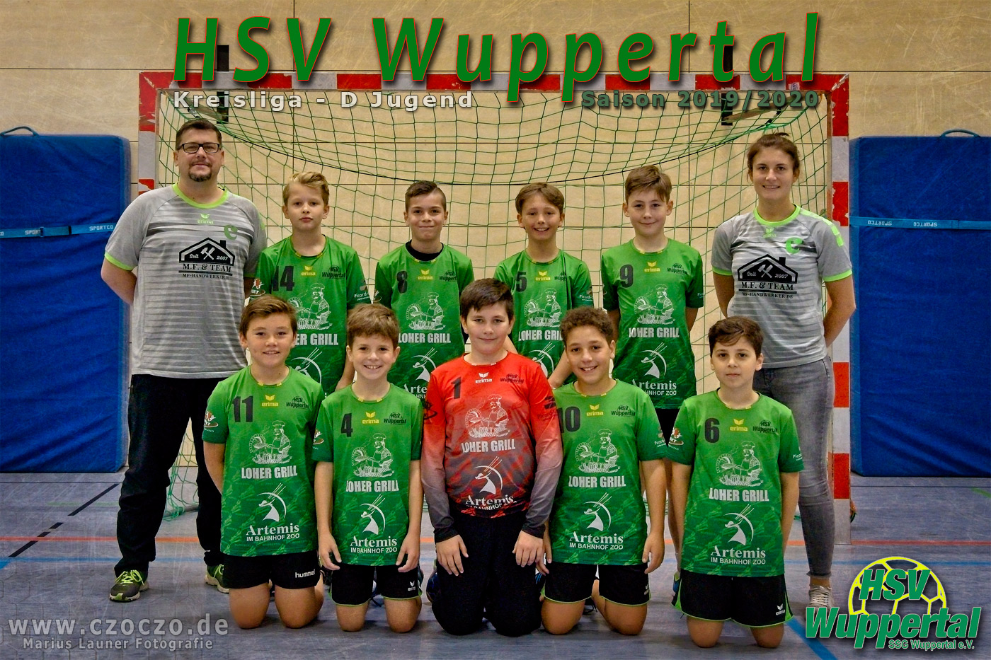 männliche D2-Jugend HSV Handball