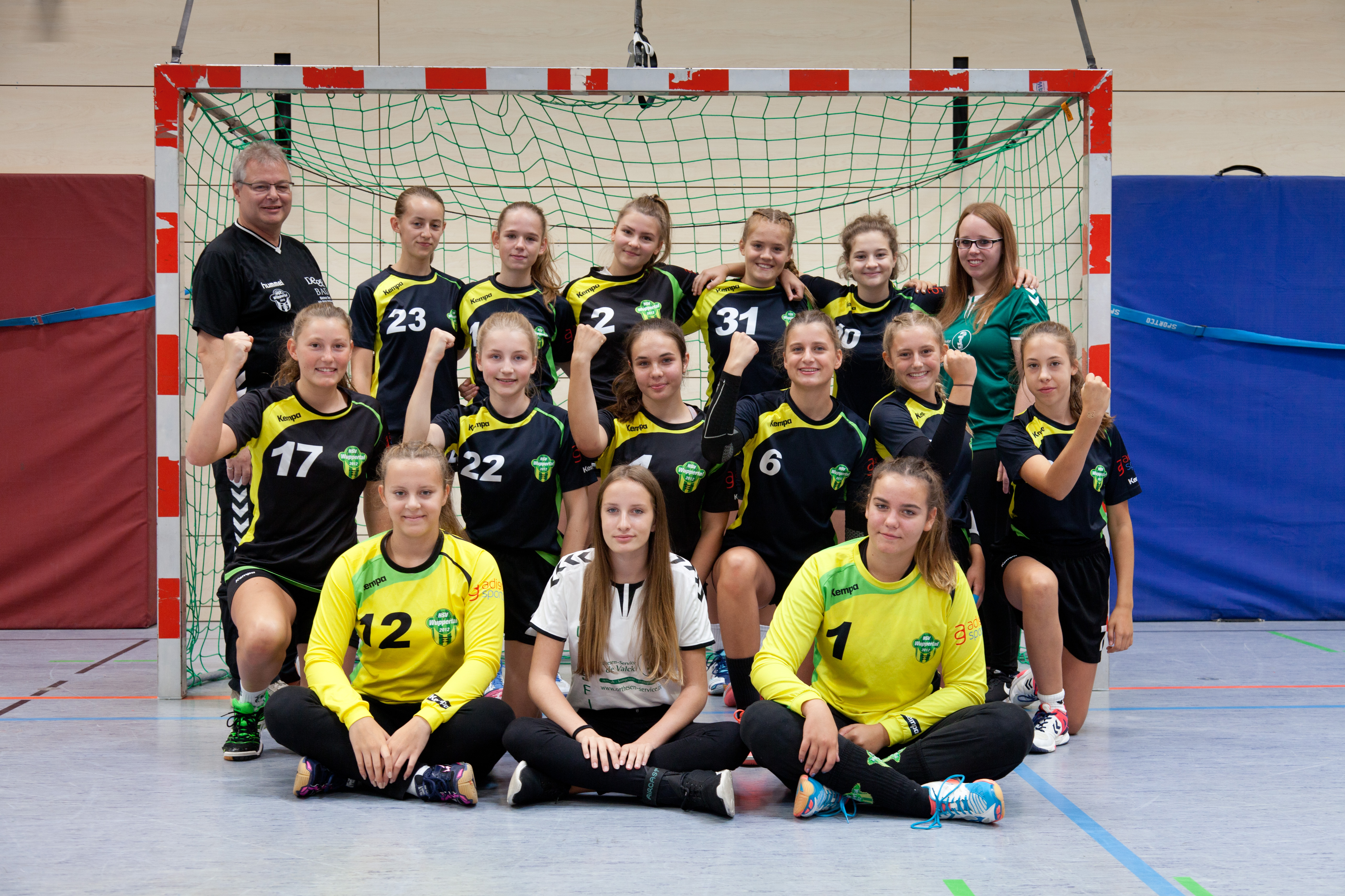 weibliche B-Jugend HSV Handball